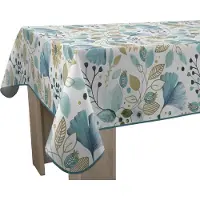 Famanu – Bloom tafelkleed, vuilafstotend, rechthoekig, 150 x 240 cm, voor feestelijke diners