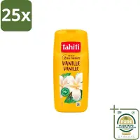 Tahiti 25 x – Douchegel – Vanille - 315 ml - Grootverpakking - Douchegel Vanille - Warme Geur - Huid Verzorgen - Schuim Douchegel - Sheabutter