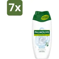 Palmolive 7 x Naturals - Douchegel - Sensitive - Voor Gevoelige Huid - 250 ml - Gevoelige Huid - Douchegel - Melkproteïnen - Zachte Douchegel - Natuurlijke Vochtbalans