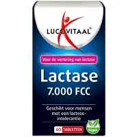 Lucovitaal 2x Lactase 7000 FCC 60 tabletten