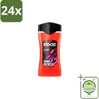 Axe – Douchegel – Sport Refresh – 250 ml - Voordeelverpakking - 24 stuks - Douchegel sport - Verfrissende douchegel
