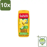 Tahiti 10 x – Douchegel – Vanille - 315 ml - Grootverpakking - Douchegel - Vanille - Huidverzorging - Sheabutter - Amandelolie