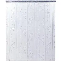 vidaXL Raamfolies 4 st mat bamboepatroon PVC