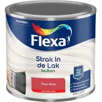 Flexa - Strak In De Lak Buitenlak Hoogglans - Puur Kers - Mengverf - 500 Ml