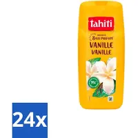 Tahiti 24 x – Douchegel – Vanille - 315 ml - Douchegel Vanille - Warme Geur - Huid Verzorgen - Schuim Douchegel - Sheabutter