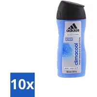 Adidas 10 x – Douchegel – Climacool Men – 250 ml - Douchegel - Frisheid - Sportgeur - Actieve Frisheid - Bewegingssensor