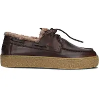 Shabbies Dames Veterschoenen Chewy Moccasin - Bruin - Maat 38