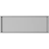 Guido Gusto RVS Inbouwnis met tegelflens 30x90x7cm