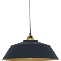 Mexlite Hanglamp Nové Zwart + goud