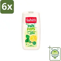 Tahiti – Douchegel – Yuzu Peps Yuzu & Munt - 250 ml - Voordeelverpakking - 6 stuks - Douchegel yuzu munt - Frisse douchegel