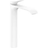 Hansgrohe Vivenis verhoogde wastafelkraan waterbesparend wit mat