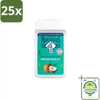 Le Petit Marseillais 25 x – Douche & Bad – Coco – 650 ml - Grootverpakking - Douche En Bad - Kokosgeur - Huid Verzorgen - Schuim - Badschuim