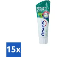 Prodent 15 x Tandpasta Menthol Power 75 ml - Tandpasta Menthol - Frisse Mond - Menthol - Munt - Eucalyptus