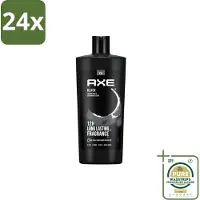 Axe – Douchegel – Black – 700 ml - Voordeelverpakking - 24 stuks - Douchegel black - Douchegel fris