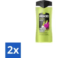 Axe 2 x – Douchegel – Epic Fresh Fresh Boost 3-in-1 – 400 ml - Douchegel - Frisheid - Lichaam - Gezicht - Haar
