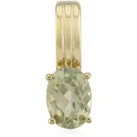 Cavill - Luxe 9-Karaats Gouden Hanger met Kleurwissel Diaspoor - 0,765 Ct Ovaal Slijpsel uit Turkije - Exclusieve Gouden Sieraden