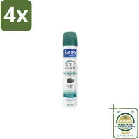 Sanex – Deodorant Spray – Aluinsteen – 200 ml - Voordeelverpakking - 4 stuks - Aluinsteen - Frisse geur