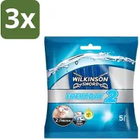 Wilkinson Sword 3 x - Wegwerpscheermesjes - 5 Scheermesje - Scheermesje - Wegwerpscheermesje - Scheerbeurt - Scheermes - Aloë Vera