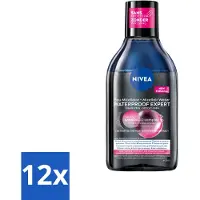 Nivea 12 x – Micellair Reinigingswater – Waterproof Expert – 400 ml - Reiniging Make-up - Make-up Verwijderen - Micellair Water - Huid Reinigen - Waterproof Make-up Verwijderen