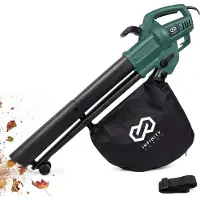 Infinity Goods Elektrische Bladblazer en Zuiger - 3500W - Versnipperfunctie - 45L Opvangzak - Op Snoer - 280 km/u Luchtsnelheid