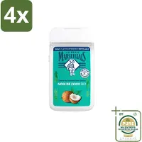 Le Petit Marseillais – Douche & Bad – Coco – 650 ml - Voordeelverpakking - 4 stuks - Huid verzorgen - Schuim