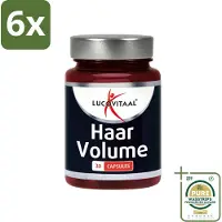 Lucovitaal - Supplement - Haar Volume - 30 Capsules - Voordeelverpakking - 6 stuks - Haar kracht - Haar gezondheid