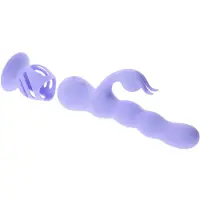 Evolved Novelties Evolved - Wiggly Bunny Rabbit Vibrator - Paars