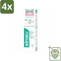 Elmex Tandpasta Sensitive Professional Gum Care 75 ml - Voordeelverpakking - 4 stuks - Gevoeligheid - Tandarts aanbevolen