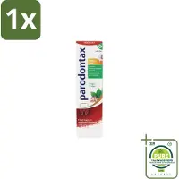 Parodontax 1 x - Tandpasta - Herbal Twist - Ginger & Mint - 75ml - Tandpasta - Bloedend Tandvlees - Tandplak - Gember - Munt