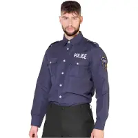 Boland politieblouse heren polyester donkerblauw