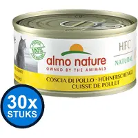 Almo Nature 30x HFC - Kippenbout - Kattenvoer Natvoer - 70g