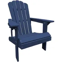 UNUS Adirondack tuinstoel Lino donkerblauw gerecycled HDPE weerbestendig
