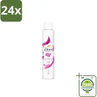 Dove – Deodorant Spray – Glow Up – 200 ml - Voordeelverpakking - 24 stuks - Anti-transpirant spray - Zweetvermindering