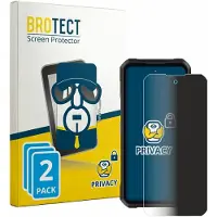 BROTECT - privacy screenprotector voor Oukitel WP61 Ultra - Folie Beschermfolie Blauwlichtfilter 2 Stuks