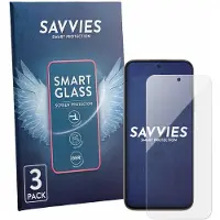 Savvies 3 Stuks Screenprotector - geschikt voor Honor X7e Plus 5G - beschermfolie glas transparant