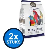 Deli Nature 2x - Birdelicious grote parkieten down under 2,5kg - Vogelvoer - 2.5 kg