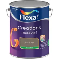 Flexa - Creations Muurverf Extra Mat - Sweet Umber - Mengverf - 5 L