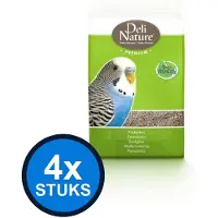 Deli Nature 4x - Premium parkieten 1kg - Vogelvoer - 1 kg