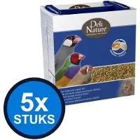 Deli Nature 5x - eivoer vet tropische vogels 1kg - Vogelvoer - 1 kg