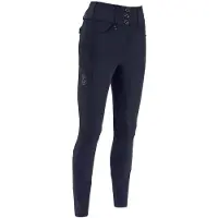 Pikeur Cantira Matrix Griptec Full Grip Hoge Taille Rijbroek Dames XL Nightblue