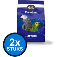 Deli Nature 2x - Premium papegaaien 3kg - Vogelvoer - 3 kg