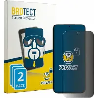 BROTECT - privacy screenprotector voor Honor X80 Pro Max - Folie Beschermfolie Blauwlichtfilter 2 Stuks