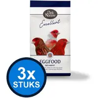 Deli Nature 3x - eivoer vet rood 1kg - Vogelvoer - 1 kg