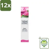 Therme - Interieurspray - Saigon Pink Lotus - Oosterse Romantiek in Huis - 60 ml - Voordeelverpakking - 12 stuks - Interieurspray - Saigon pink lotus