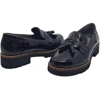 Pitillos Burdeos mocasin en coco