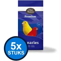 Deli Nature 5x - Premium kanaries 1kg - Vogelvoer - 1 kg