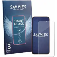 Savvies 3 Stuks Screenprotector - geschikt voor realme 15x - beschermfolie glas transparant