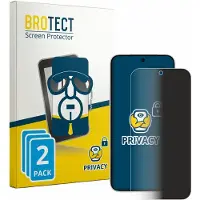BROTECT - privacy screenprotector voor Vivo S60 Vitality - Folie Beschermfolie Blauwlichtfilter 2 Stuks