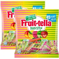 Fruit-tella Duo Stix - Multipack - Snoepen - 800g (2x400g) - 90 (2x45) Stuks