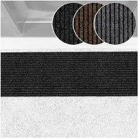 ANRO Deurmat Mischa Zwart 120x40cm – Schoonloopmat Antislip Rubber